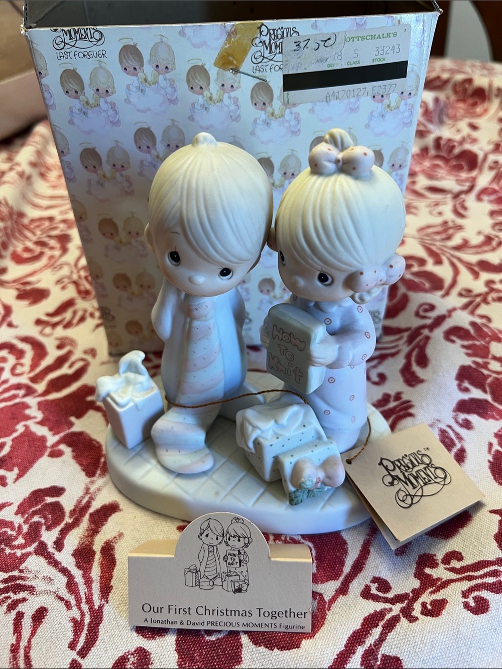 Precious Moments Our first Christmas Together E 2377 retired new in box